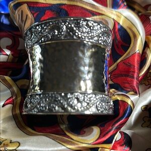 Elegant Silver Cuff Bracelet